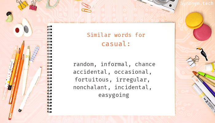 synonyms for casual