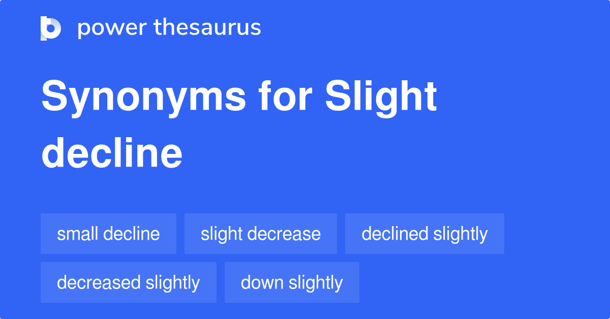 synonyms for decline