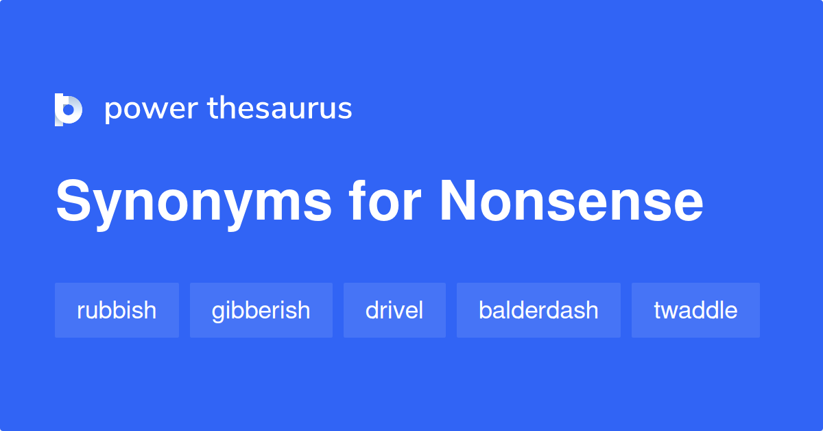 synonyms for nonsense