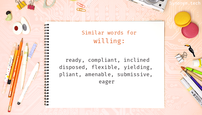 synonyms for willing