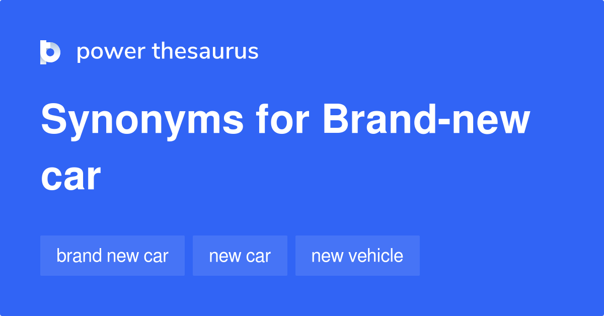 synonyms of brand new