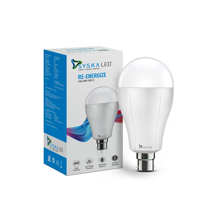 syska rechargeable bulb