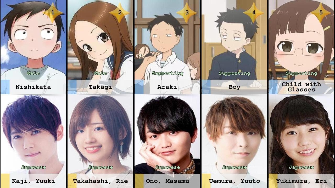 takagi san voice actor