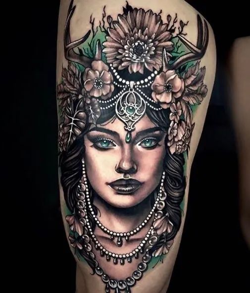 tattoo of beautiful