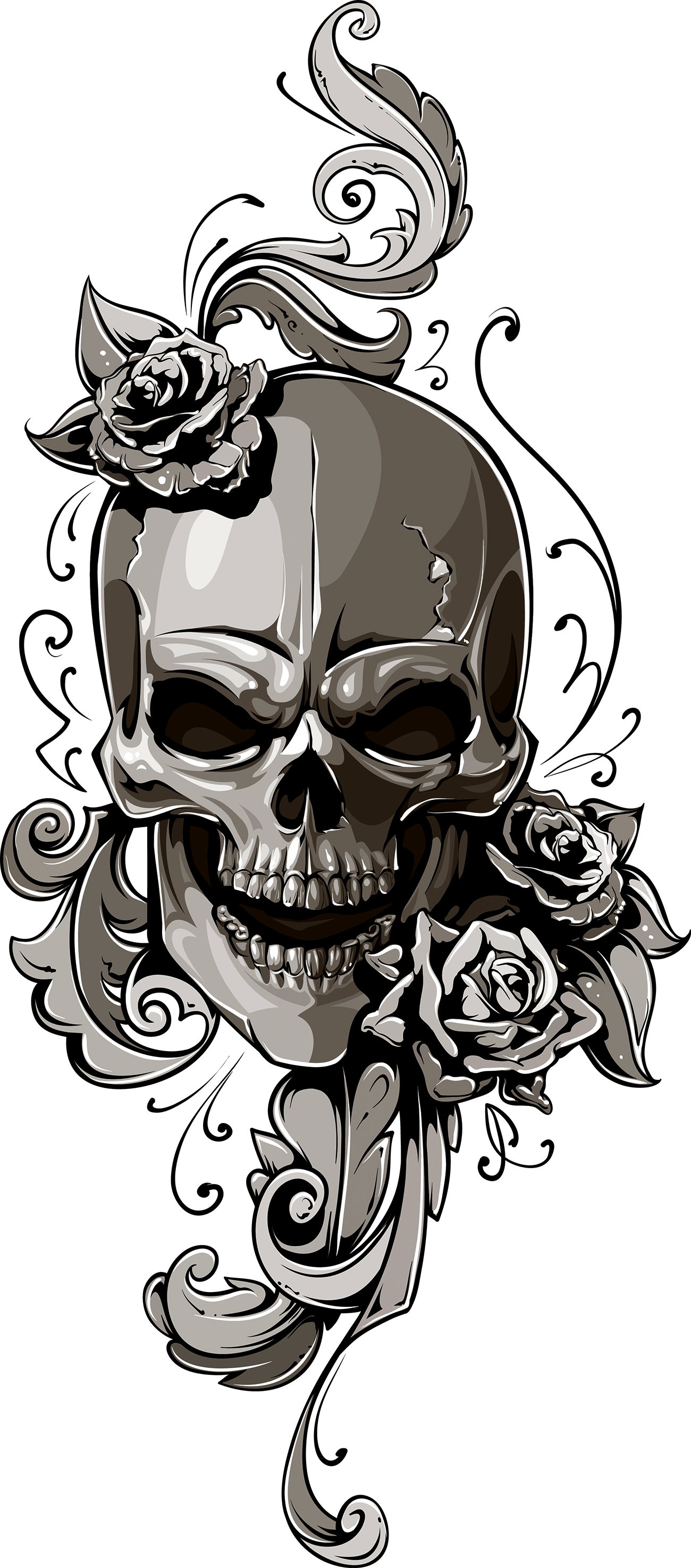 tattoo old skull