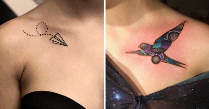 tatuajes en la clavicula