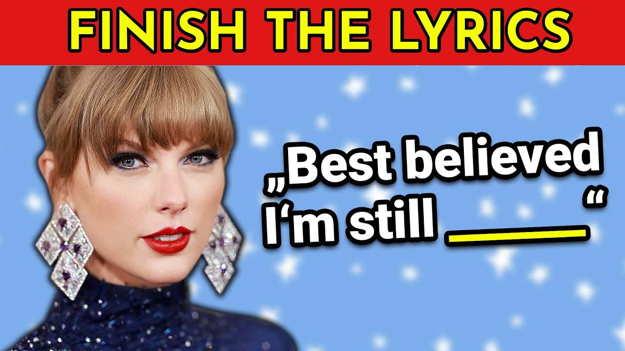 taylor swift lyric quiz