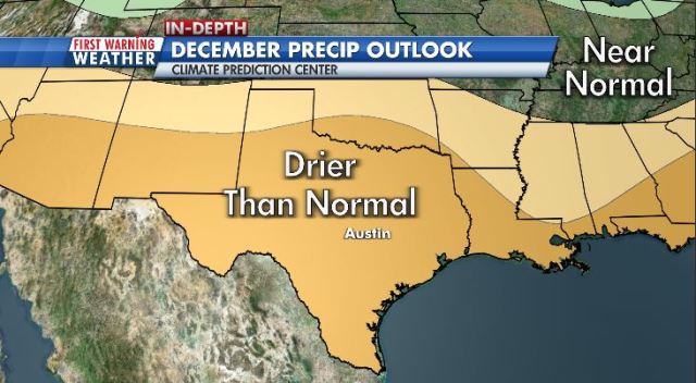 temperature in texas december