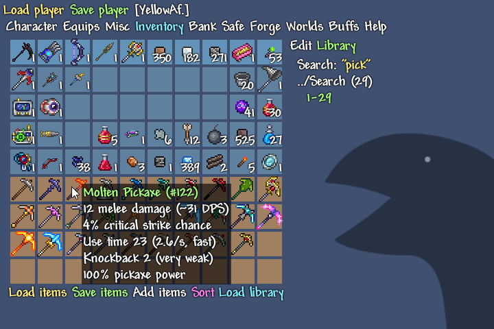 terraria inventory editor