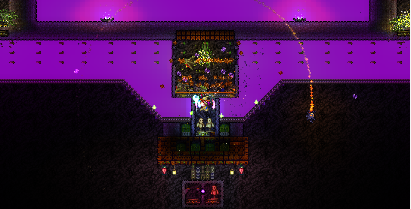 terraria underground afk farm