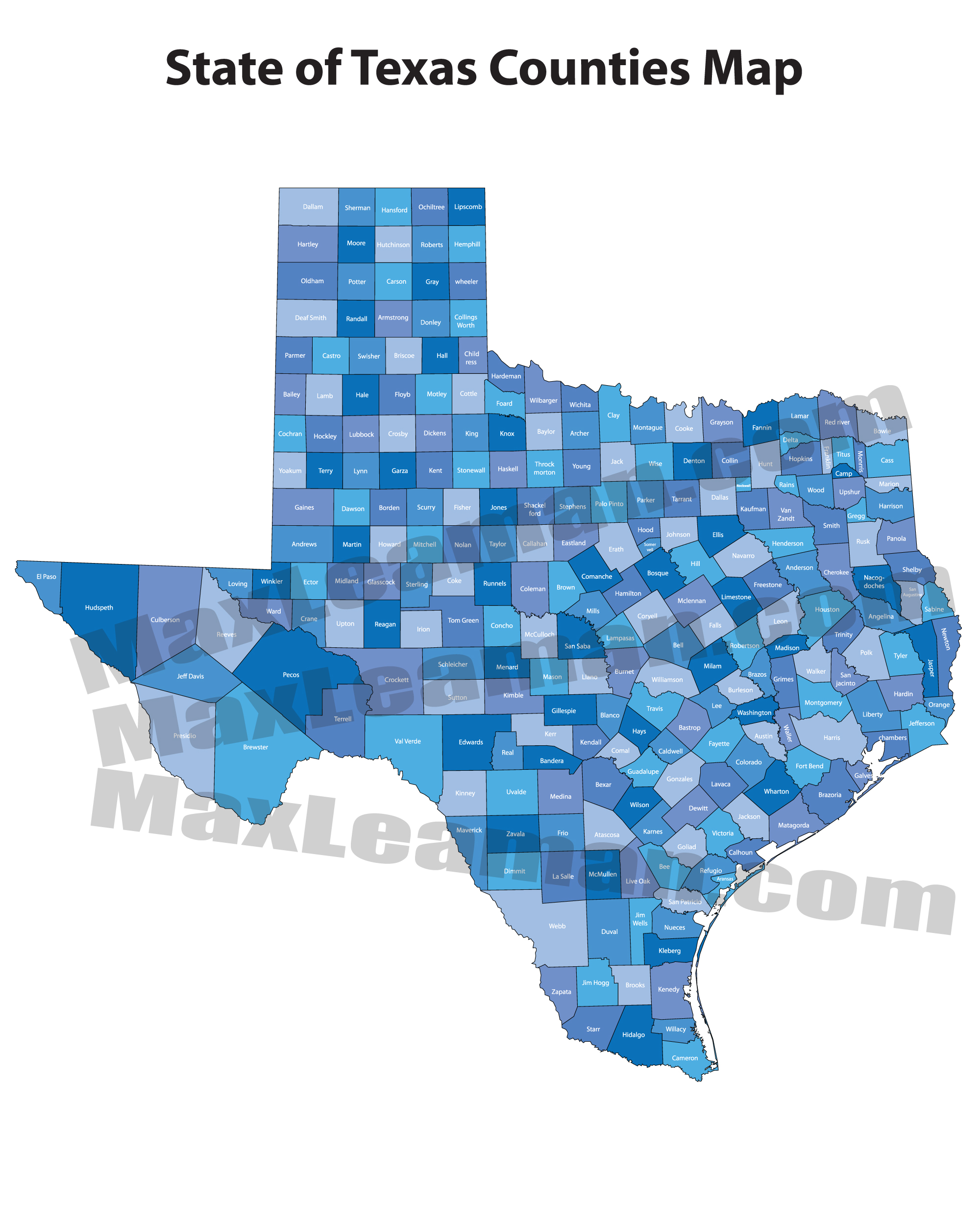 texas zip codes by county