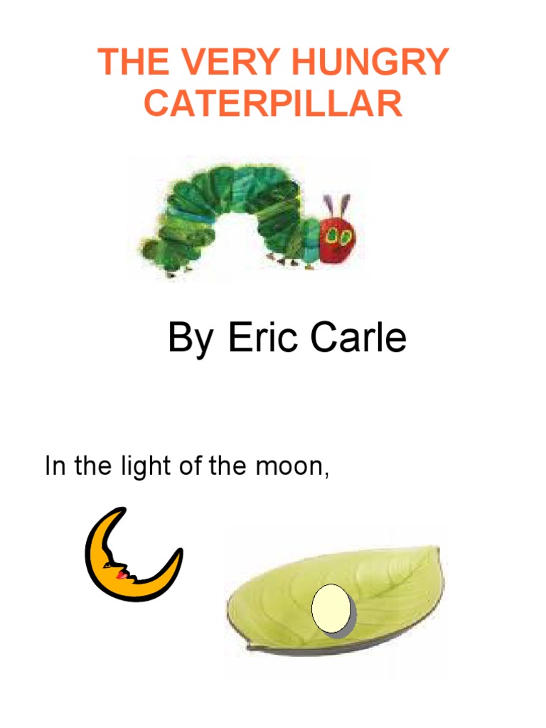 the very hungry caterpillar by eric carle pdf