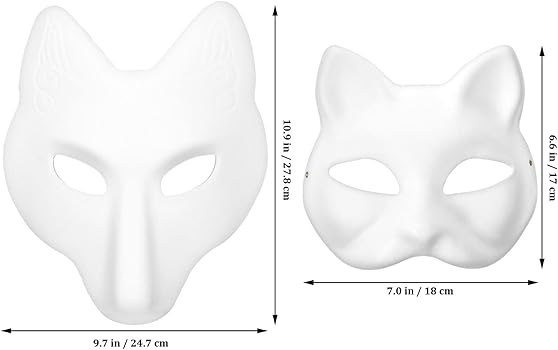 therian mask template