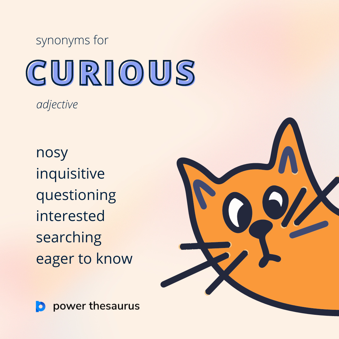 thesaurus curious