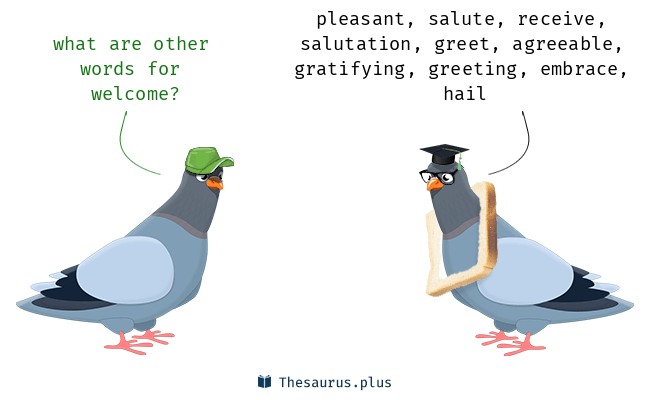 thesaurus for welcome