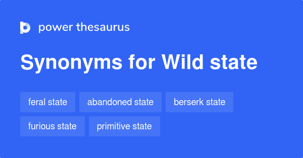 thesaurus for wild