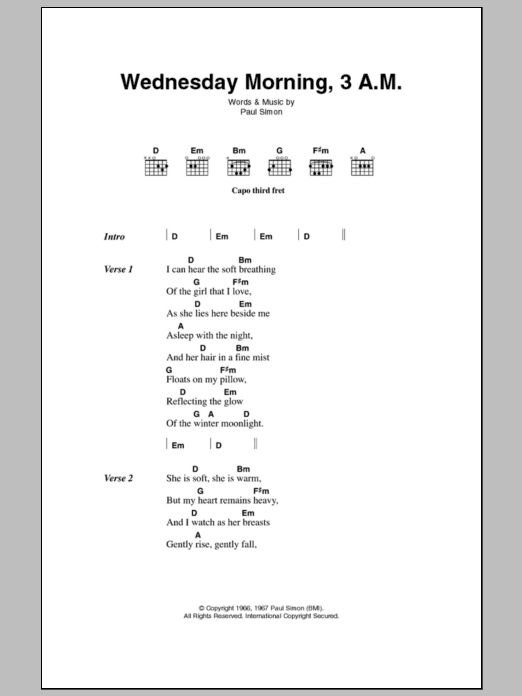 three am chords