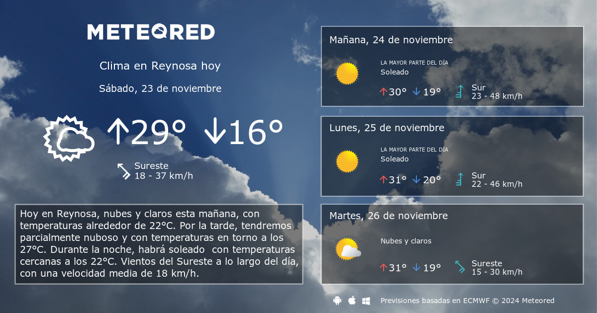 tiempo en reynosa