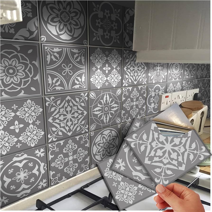 tile stickers kitchen