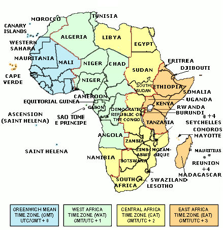 time zone south africa