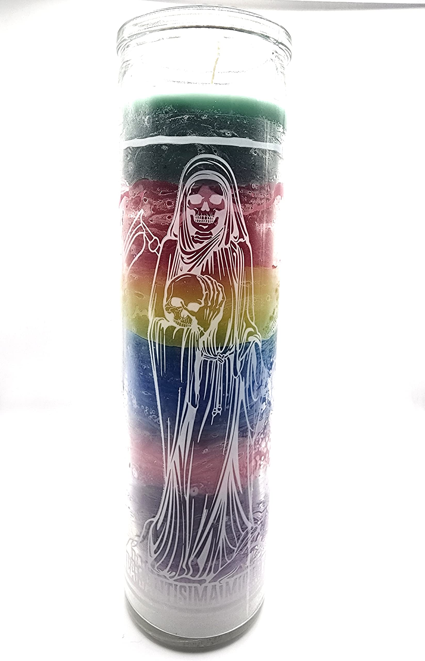 tipos de veladoras para la santa muerte