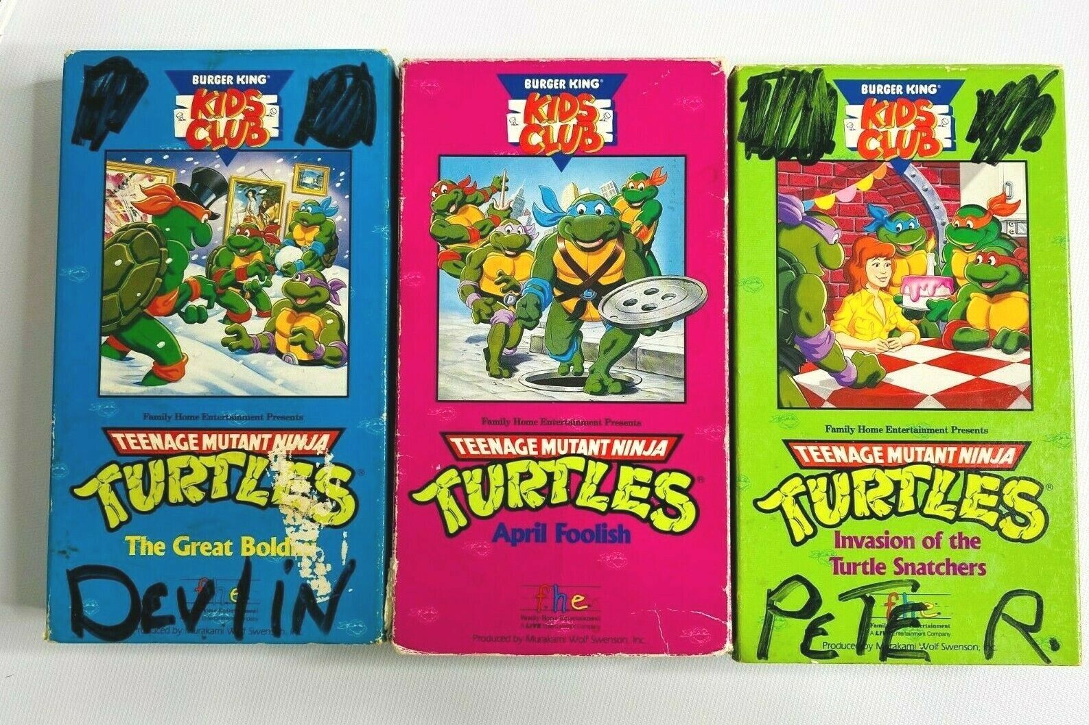 tmnt burger king vhs