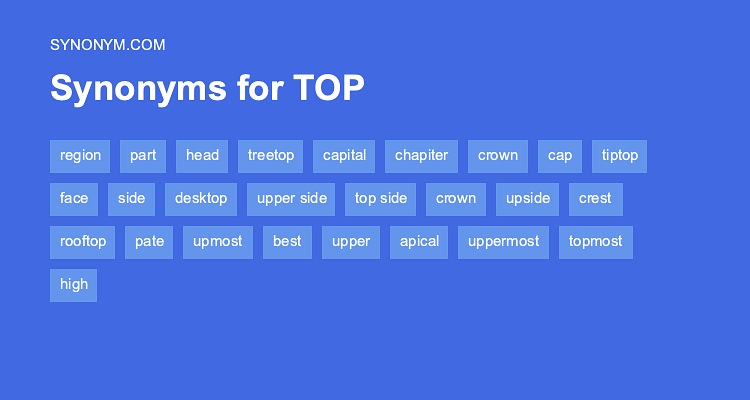 top synonym