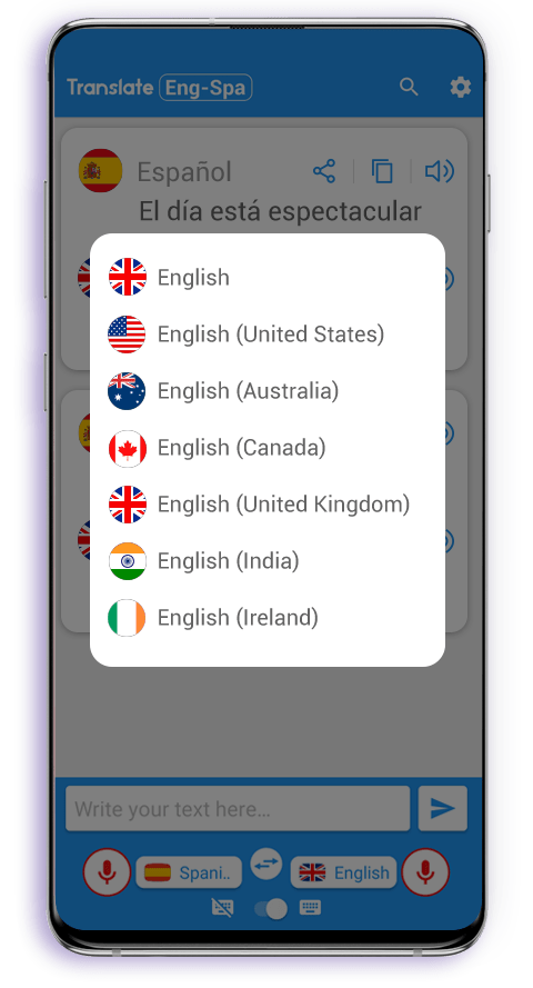 trasladar de español a ingles