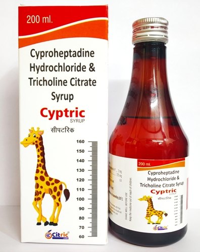 tricholine citrate & cyproheptadine hydrochloride syrup