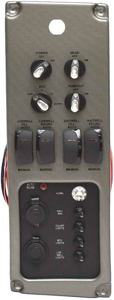 triton boat switch panel