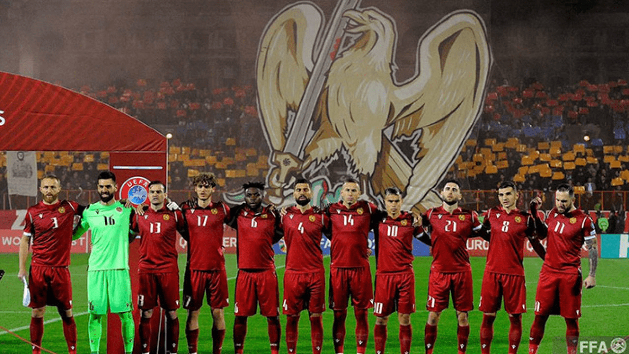 turkey national football team vs armenia national football team standings