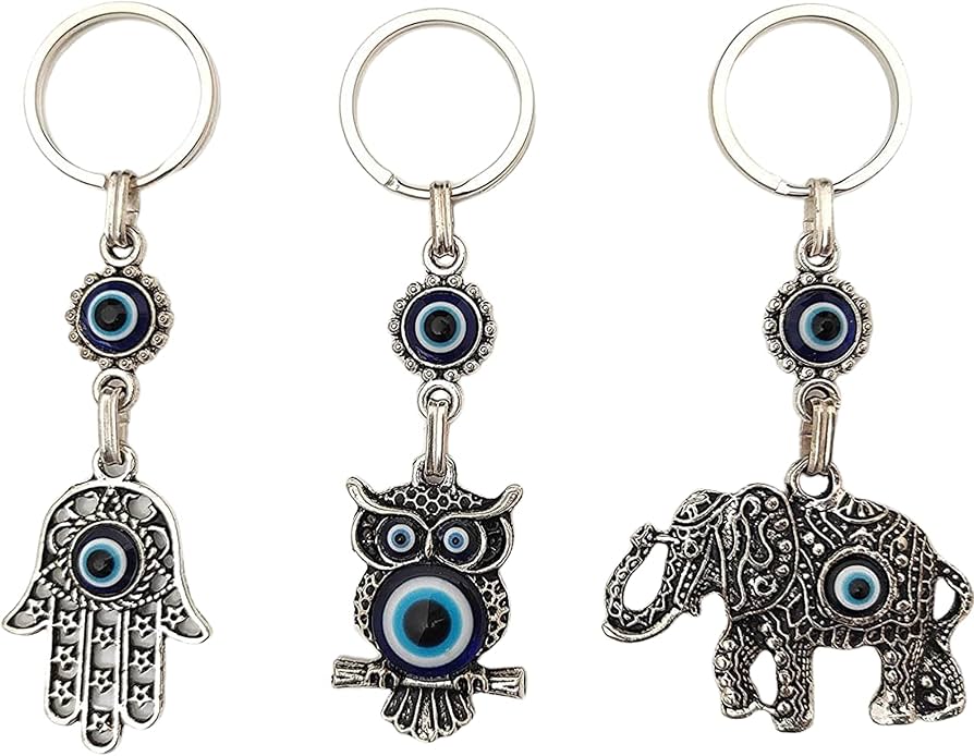 turkish eye keychain