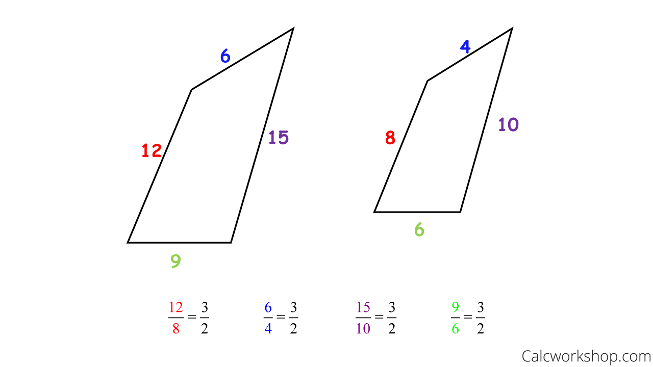 two polygons are similar if