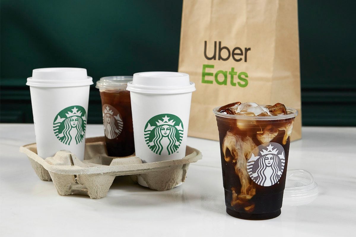 uber eats starbucks