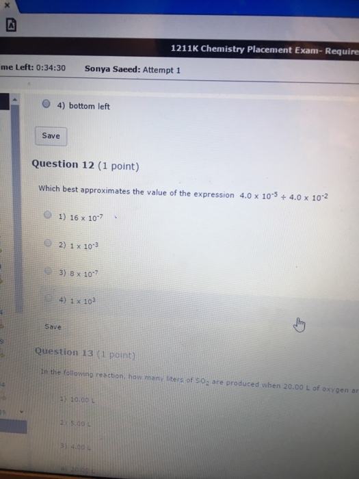 ucsd chem placement test