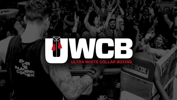 ultra white collar boxing event