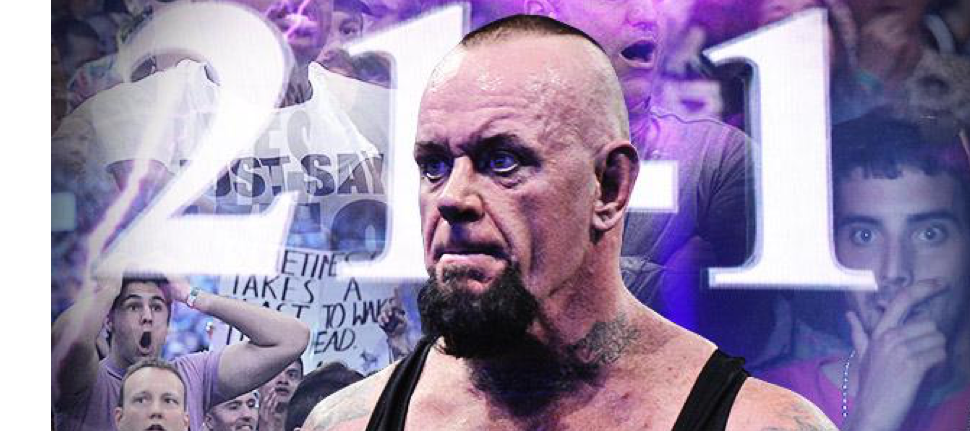 undertaker wins in wrestlemania