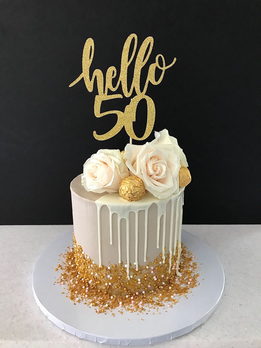 unique 50th birthday cakes