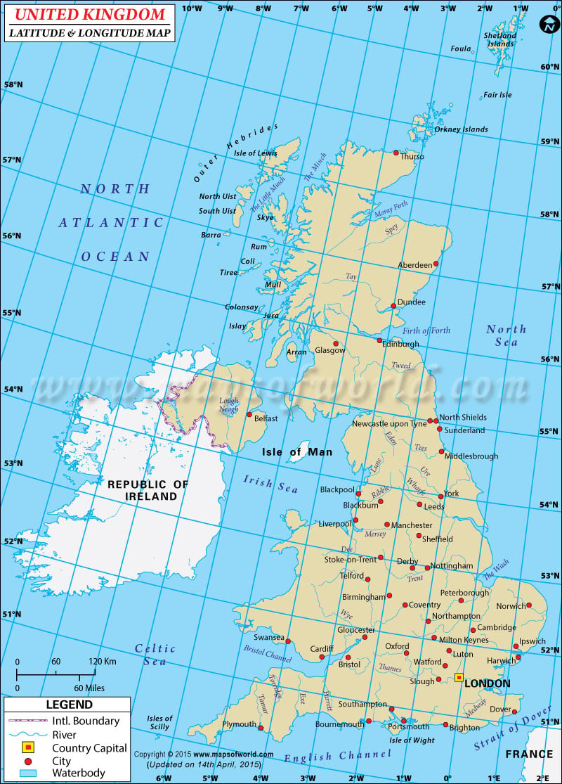 united kingdom latitude