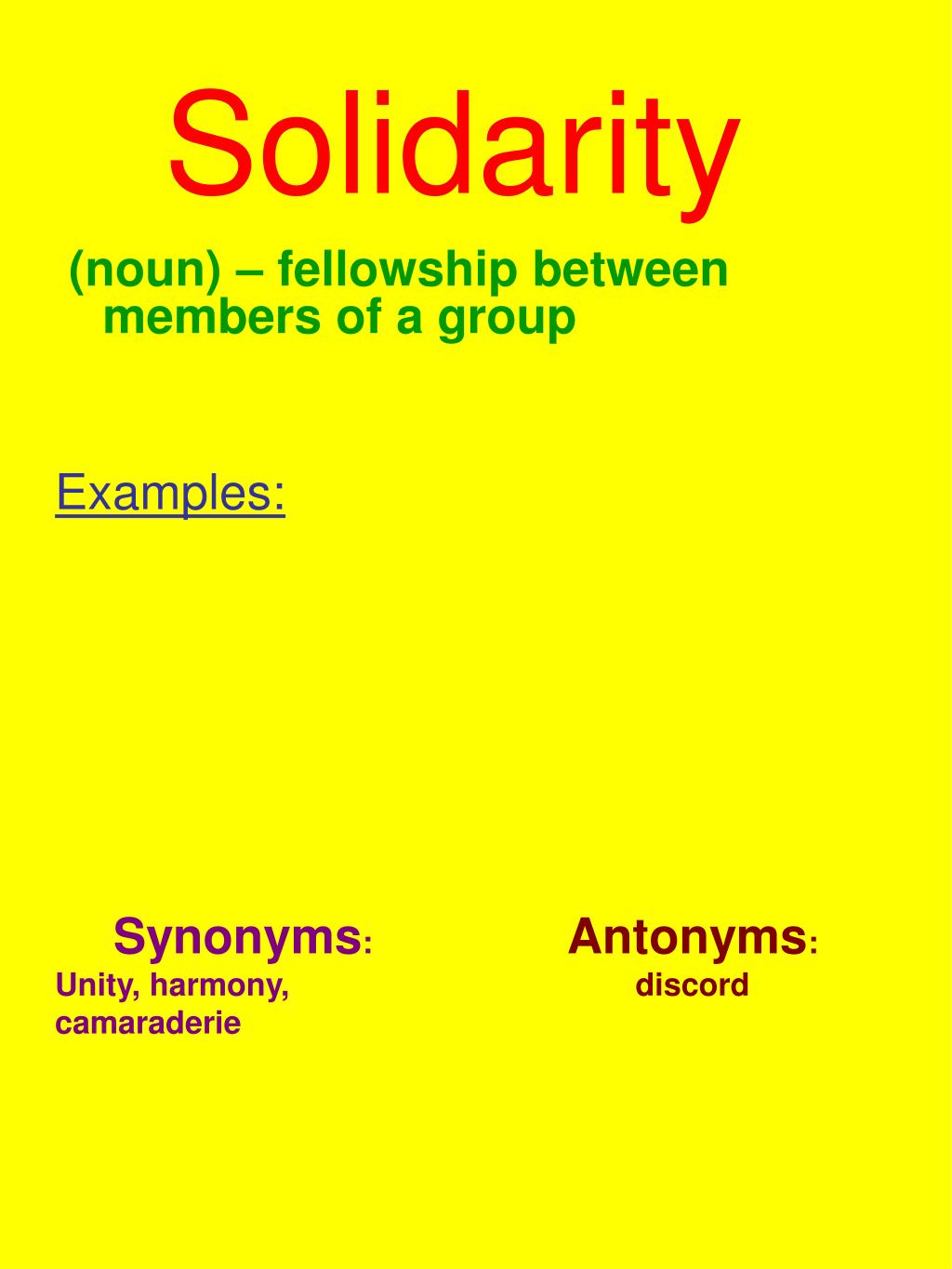 unity antonym