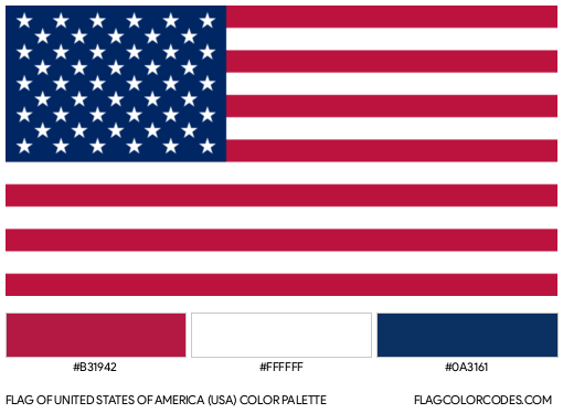 usa flag colors hex