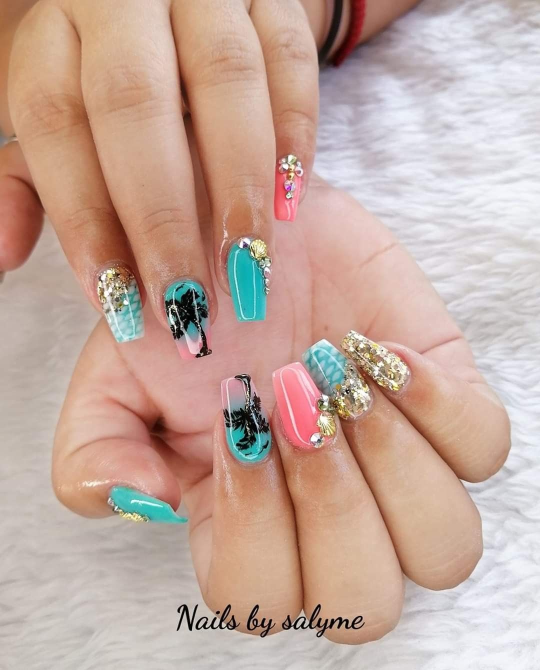 uñas acrilicas de verano