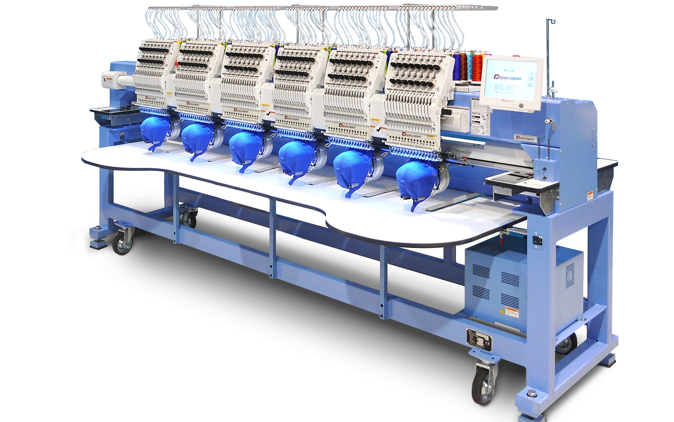 used 6 head embroidery machine for sale