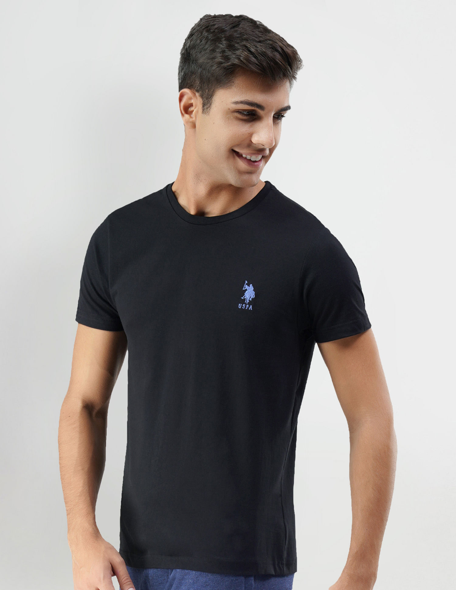 uspa black t shirt