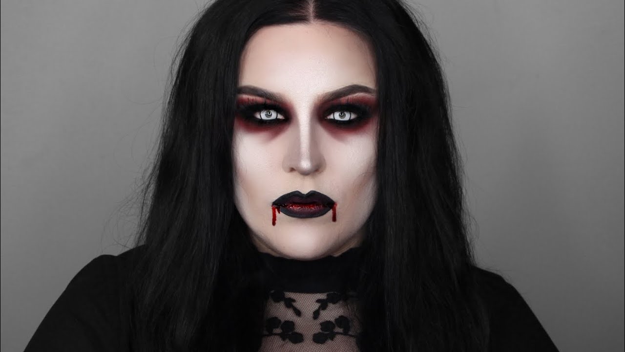 vampire makeup woman