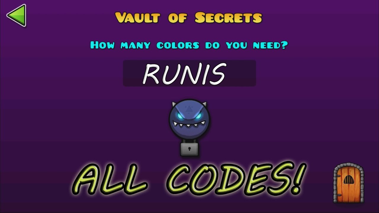 vault of secrets geometry dash