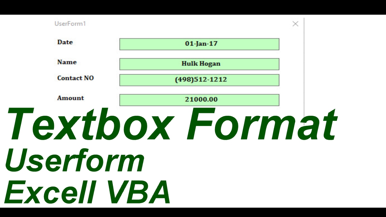 vba textbox