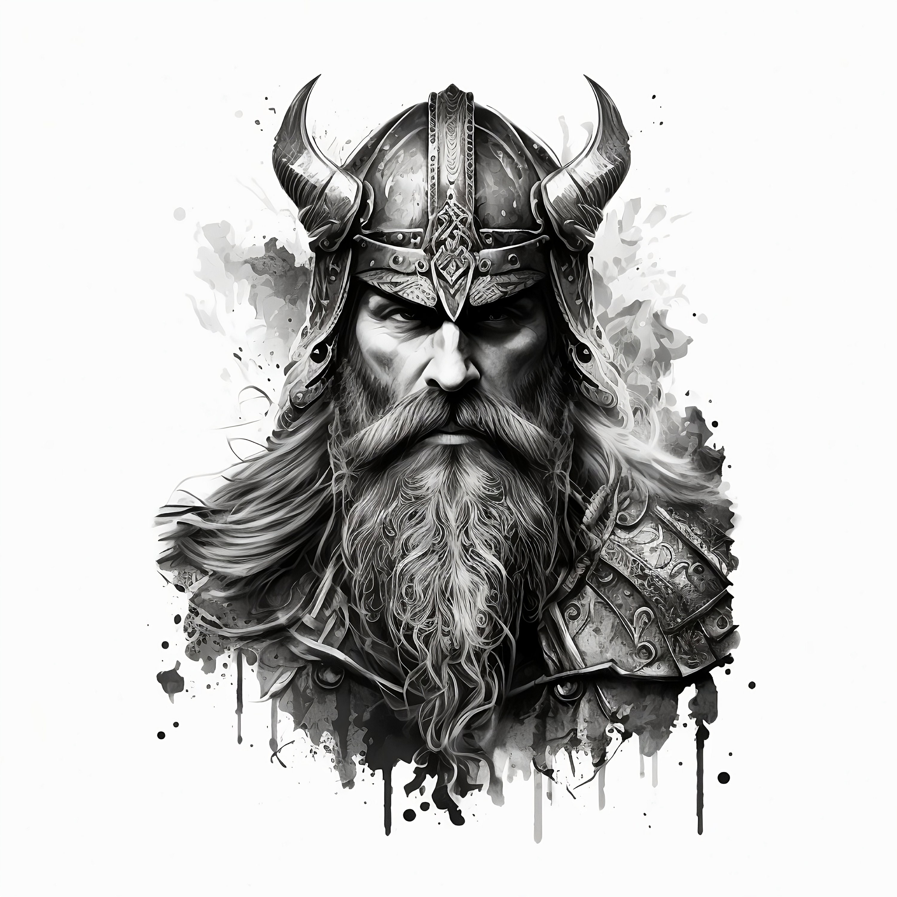 viking artwork tattoo