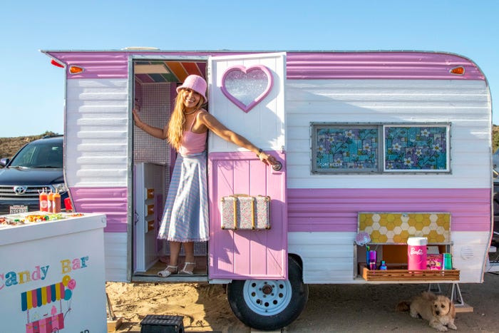 vintage barbie camper