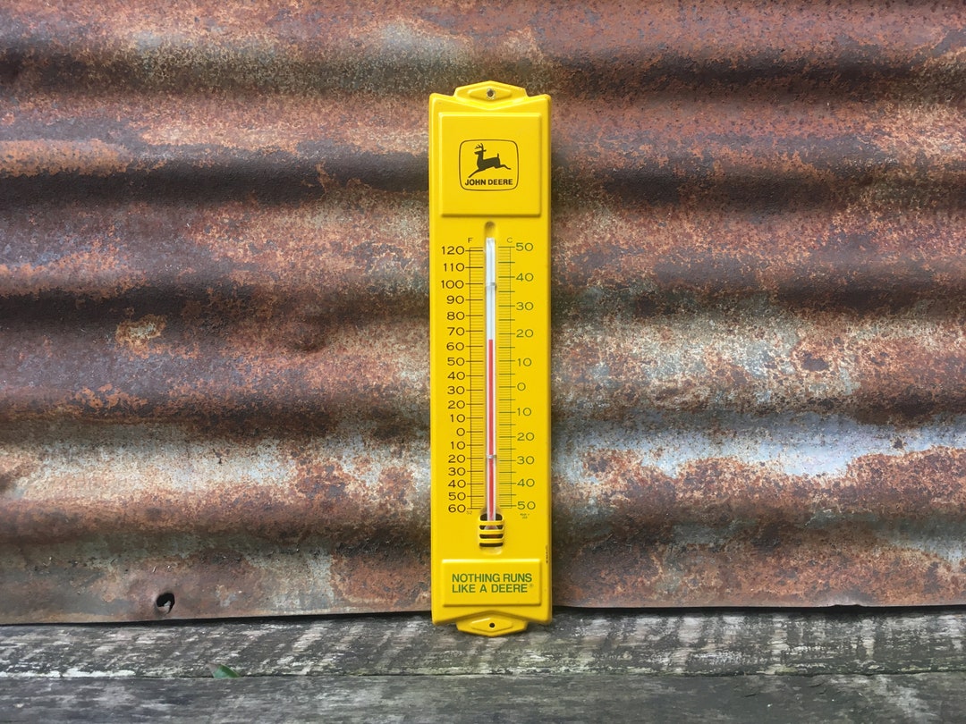 vintage john deere thermometer